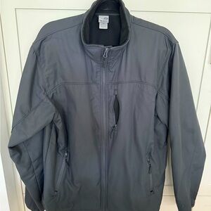 CHAMPION men’s dark Grey Fall Jacket. Size Large. Black on the inside lining.